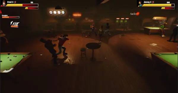 Момент активного игрового действия Reality Rash