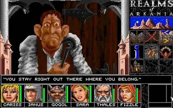 Момент активного игрового действия Realms of Arkania 1 - Blade of Destiny Classic