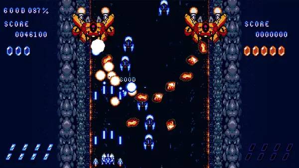 Момент активного игрового действия Red Blue Cell