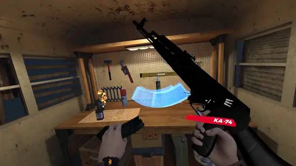 Момент активного игрового действия REQUISITION VR