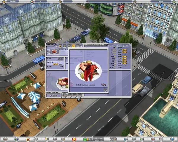 Момент активного игрового действия Restaurant Empire 2