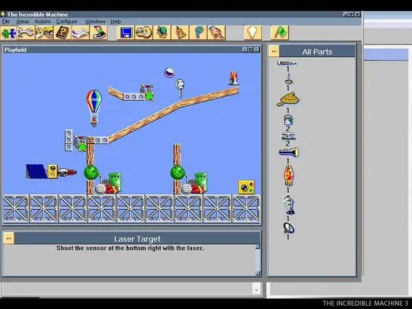 Момент активного игрового действия Return of the Incredible Machine Contraptions