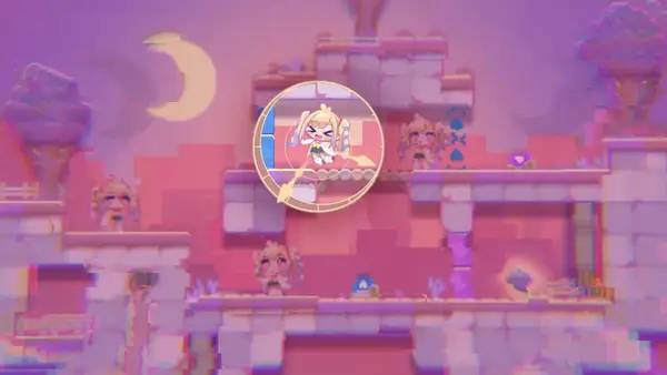 Момент активного игрового действия RewindGirl