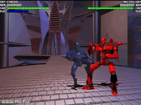 Момент активного игрового действия Rise of the Robots  The Director's Cut