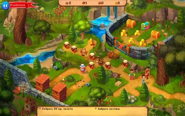 Момент активного игрового действия Robin Hood 4 Spring of Life