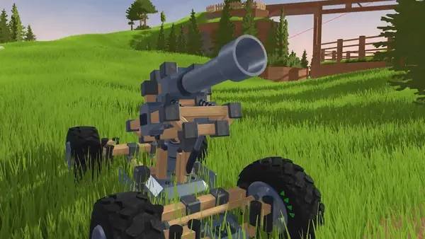 Момент активного игрового действия Rover Builder