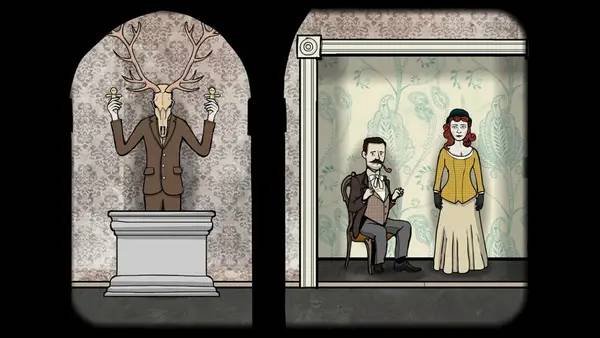 Момент активного игрового действия Rusty Lake Roots