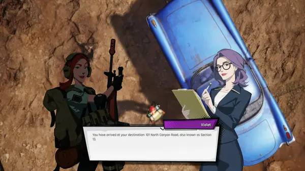 Момент активного игрового действия Section 13