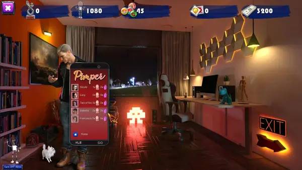 Момент активного игрового действия Sex Dating Trip