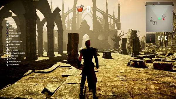 Момент активного игрового действия Shadow Baptism