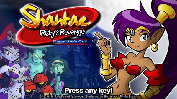 Момент активного игрового действия Shantae  Risky's Revenge - Director's Cut