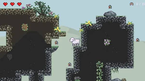 Момент активного игрового действия Sheepy