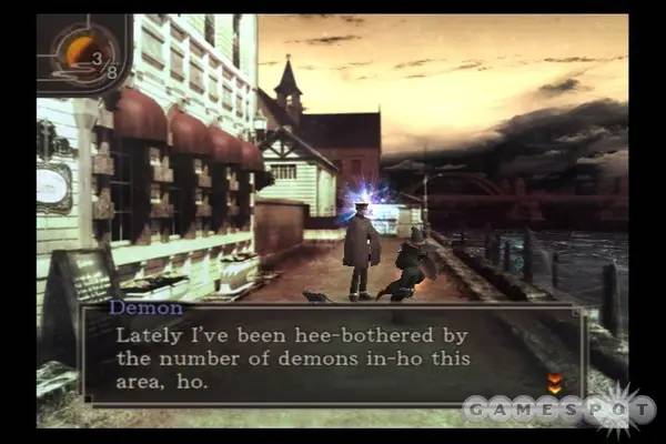 Момент активного игрового действия Shin Megami Tensei  Devil Summoner - Raidou Kuzunoha vs. the Soulless Army