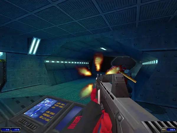 Момент активного игрового действия Shogo Mobile Armor Division