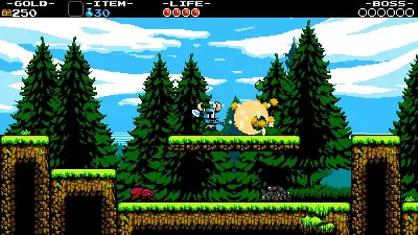Момент активного игрового действия Shovel Knight Treasure Trove