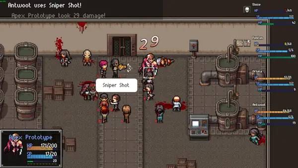 Момент активного игрового действия Singularity Tactics Arena