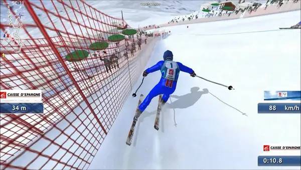 Момент активного игрового действия Ski Challenge 2011