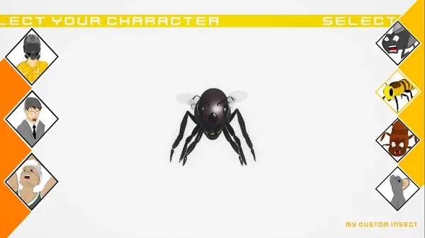 Момент активного игрового действия Slap The Fly