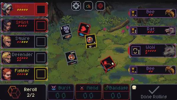 Момент активного игрового действия Slice and Dice