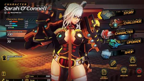 Момент активного игрового действия SMASHING THE BATTLE