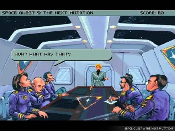 Момент активного игрового действия Space Quest 4  Roger Wilco and the Time Rippers