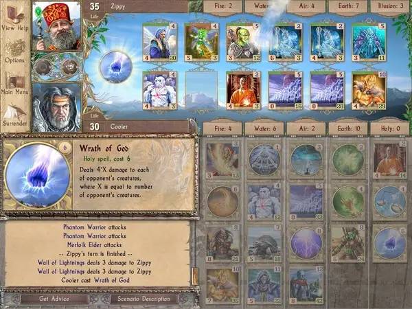 Момент активного игрового действия Spectromancer