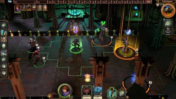 Момент активного игрового действия Spelldrifter