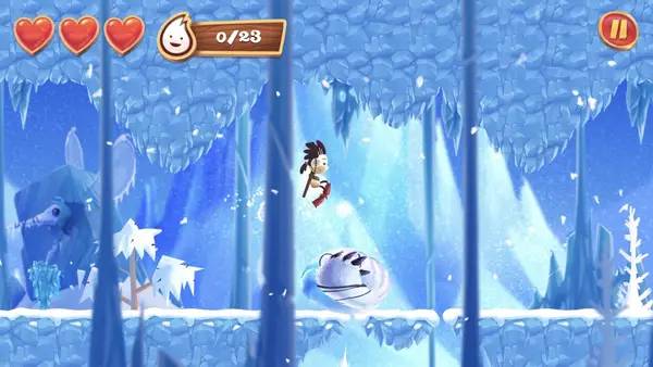 Момент активного игрового действия Spirit Roots