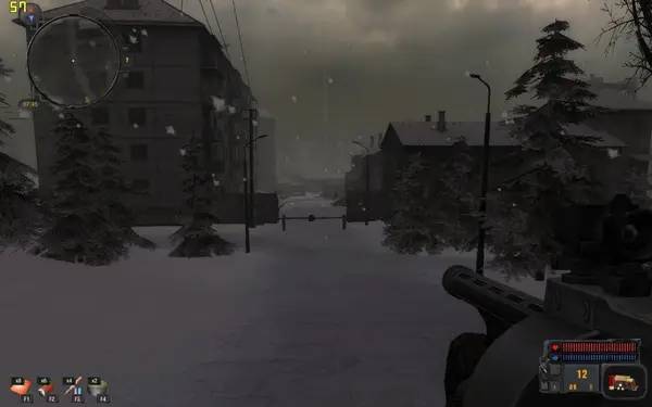 Момент активного игрового действия Сталкер  Call of Pripyat - SZM CoP 0.2