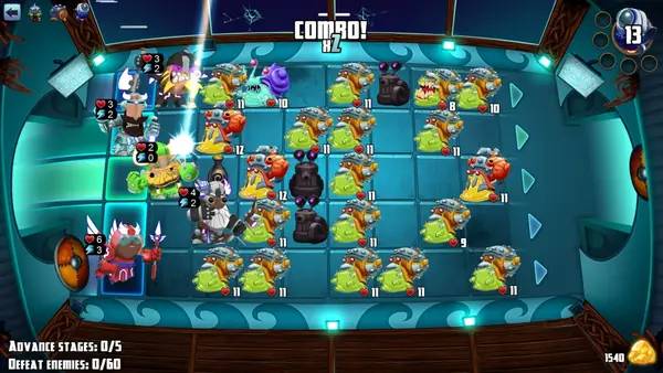 Момент активного игрового действия Star Vikings Forever