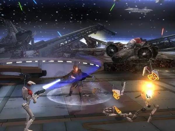 Момент активного игрового действия Star Wars  Episode 3 - Revenge of the Sith