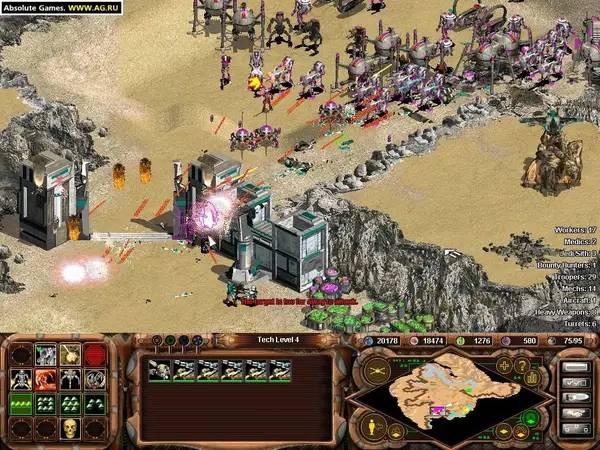 Момент активного игрового действия Star Wars Galactic Battlegrounds Clone Campaigns