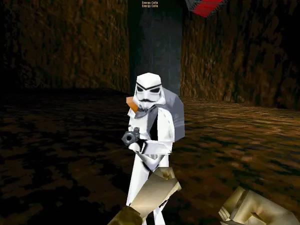 Момент активного игрового действия STAR WARS Jedi Knight - Mysteries of the Sith