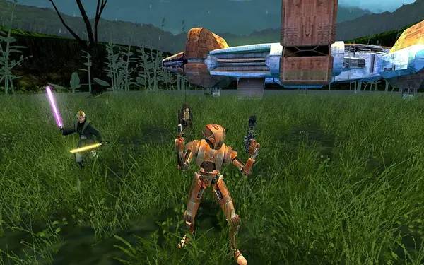 Момент активного игрового действия STAR WARS Knights of the Old Republic 2 - The Sith Lords