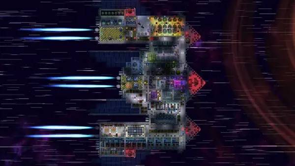 Момент активного игрового действия Stardeus