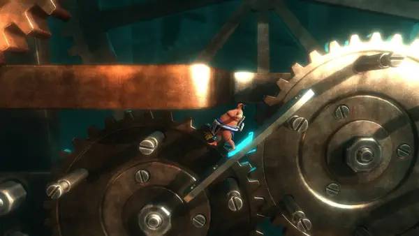 Момент активного игрового действия Sumoman