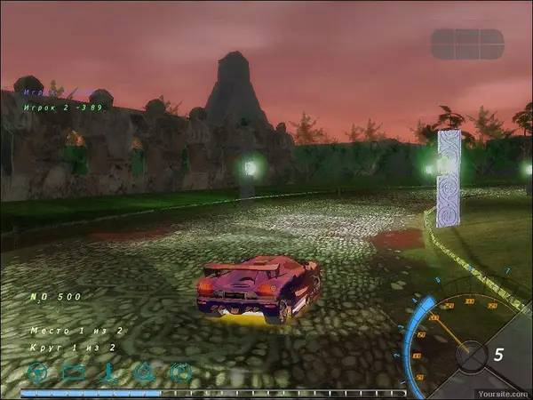 Момент активного игрового действия Sunny Race