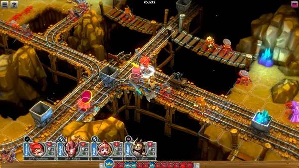 Момент активного игрового действия Super Dungeon Tactics