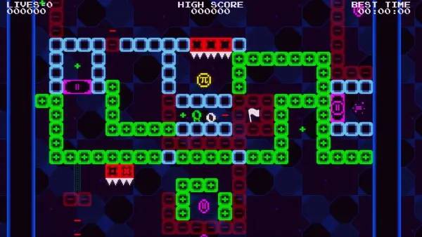 Момент активного игрового действия Super Mega Zero