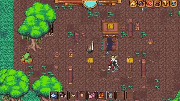 Момент активного игрового действия Surviving Titan