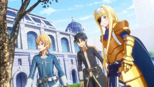 Момент активного игрового действия SWORD ART ONLINE Alicization Lycoris
