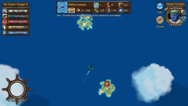 Момент активного игрового действия Swords and Sandals Pirates