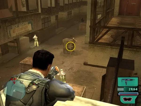 Момент активного игрового действия Syphon Filter  Dark Mirror