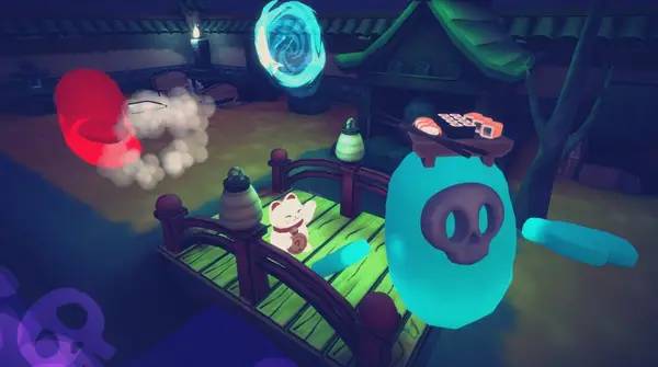 Момент активного игрового действия Tamashi Party