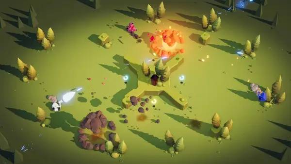 Момент активного игрового действия TANKNAROK