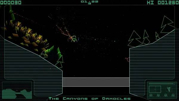 Момент активного игрового действия Terra Lander Remastered