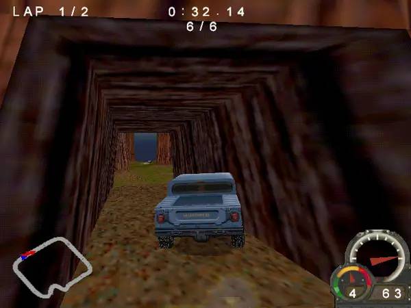 Момент активного игрового действия Test Drive Off-Road 3