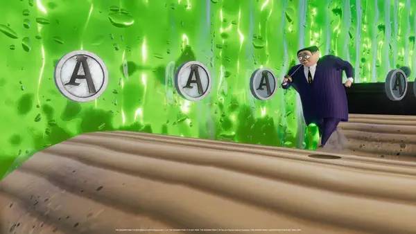 Момент активного игрового действия The Addams Family Mansion Mayhem