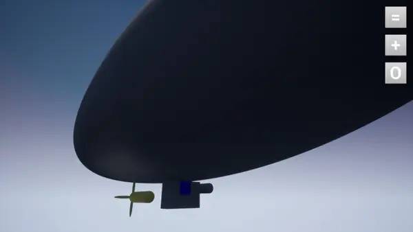 Момент активного игрового действия The Airship Designer