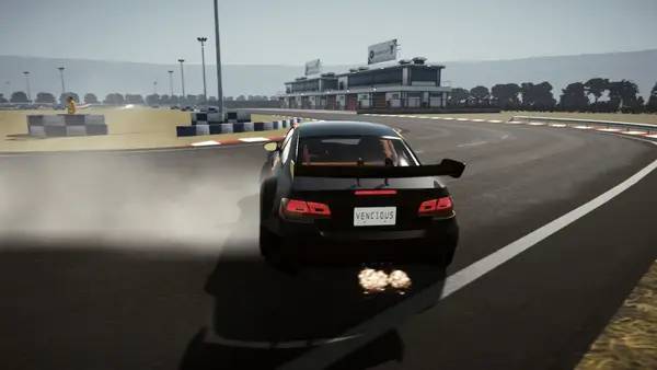 Момент активного игрового действия The Drift Challenge